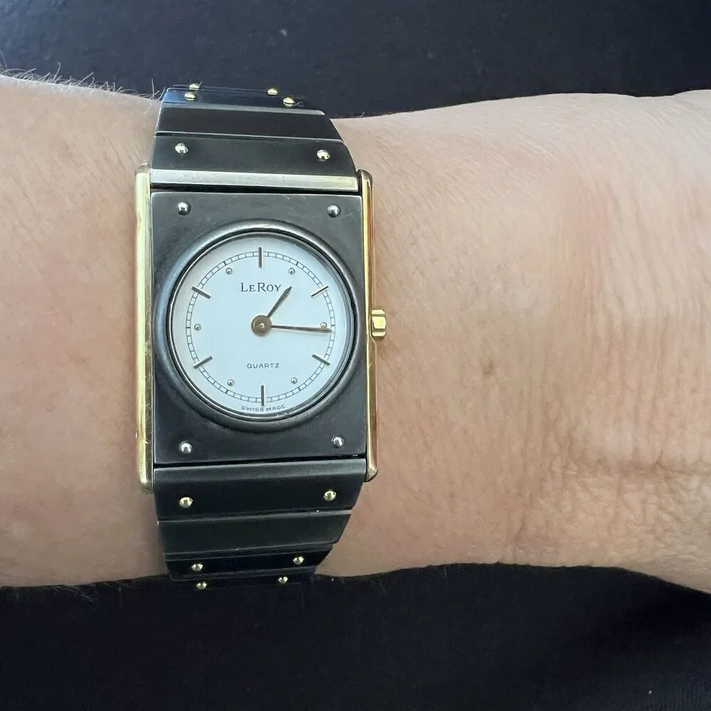 Vintage Le Roy - Baume & Mercier 8802 Ladies Quartz Tank Watch Series 2505562